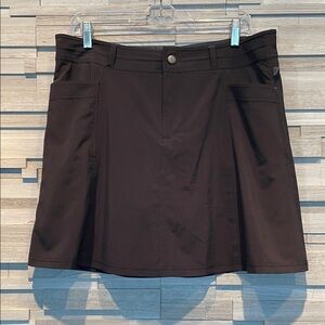L.L.Bean Women’s Run-Around Black Skirt, Size 12, Great Condition